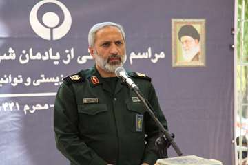 مراسم رونمایی از یادمان شهدای گمنام